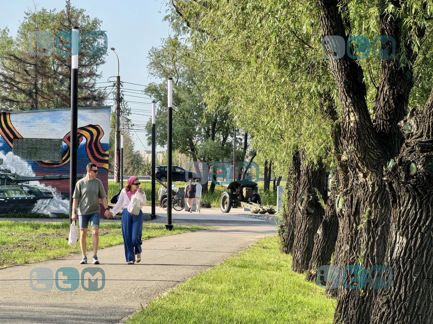 Парк победы Омск